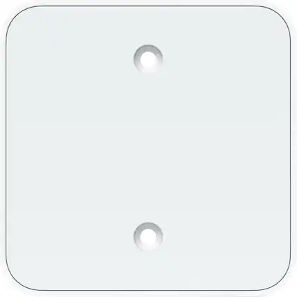 Front. Ubiquiti - Floating Mount UACC-FM - White.