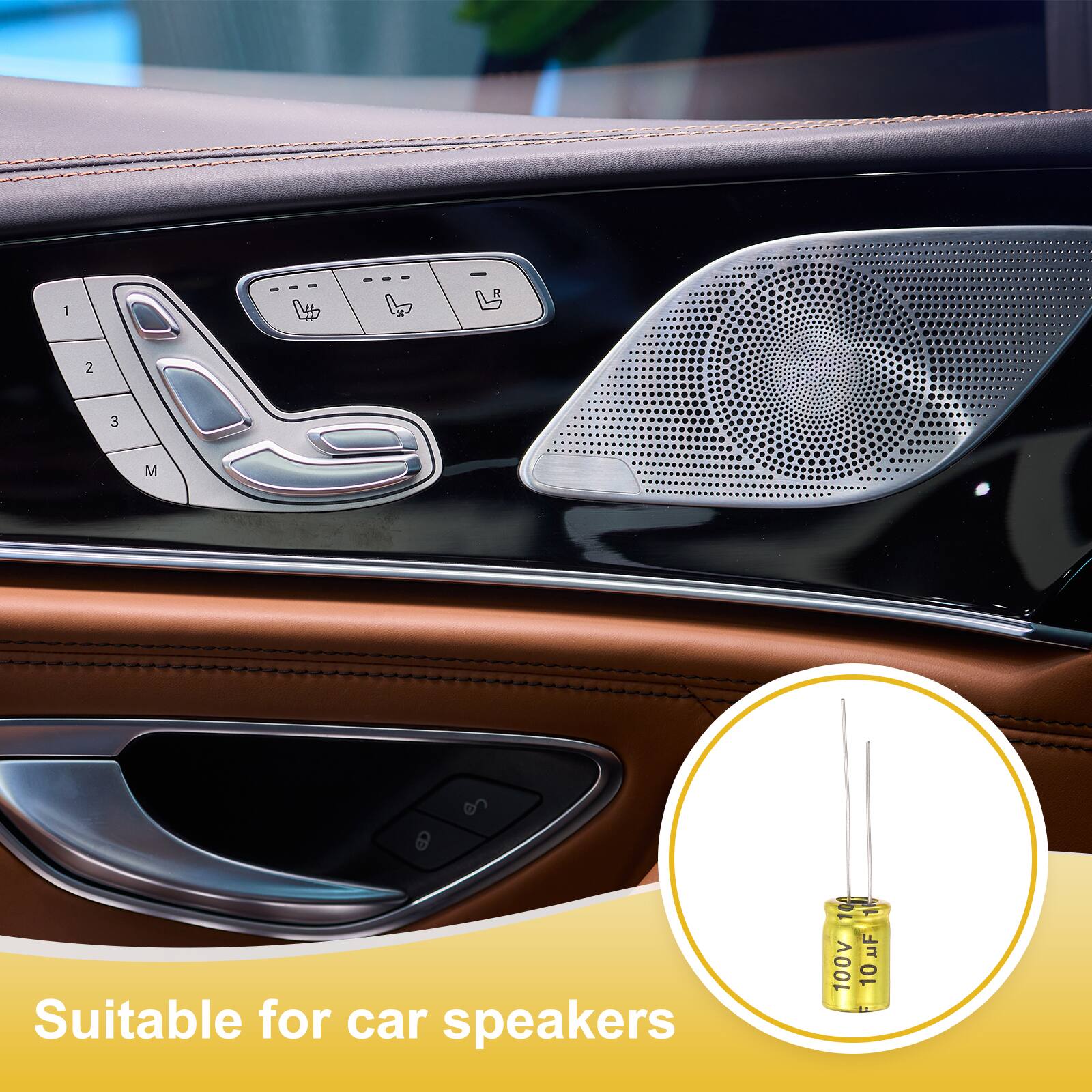 1 2 3 M & Suitable for car speakers 104 1N 100v 10