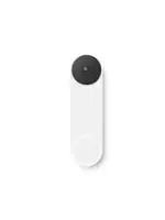 Google - Nest Wi-Fi Video Doorbell - Battery Operated - Snow - Front_Zoom