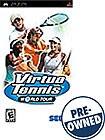 Front Detail. Virtua Tennis: World Tour — PRE-OWNED - PSP.