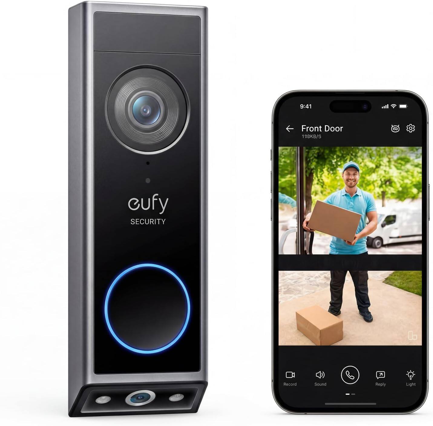 9:41  
Front Door 138KB/S  
Cufy SECURITY  
Record  
Sound  
Reply  
Light