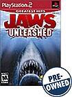 Front Detail. Jaws Unleashed Greatest Hits — PRE-OWNED - PlayStation 2.