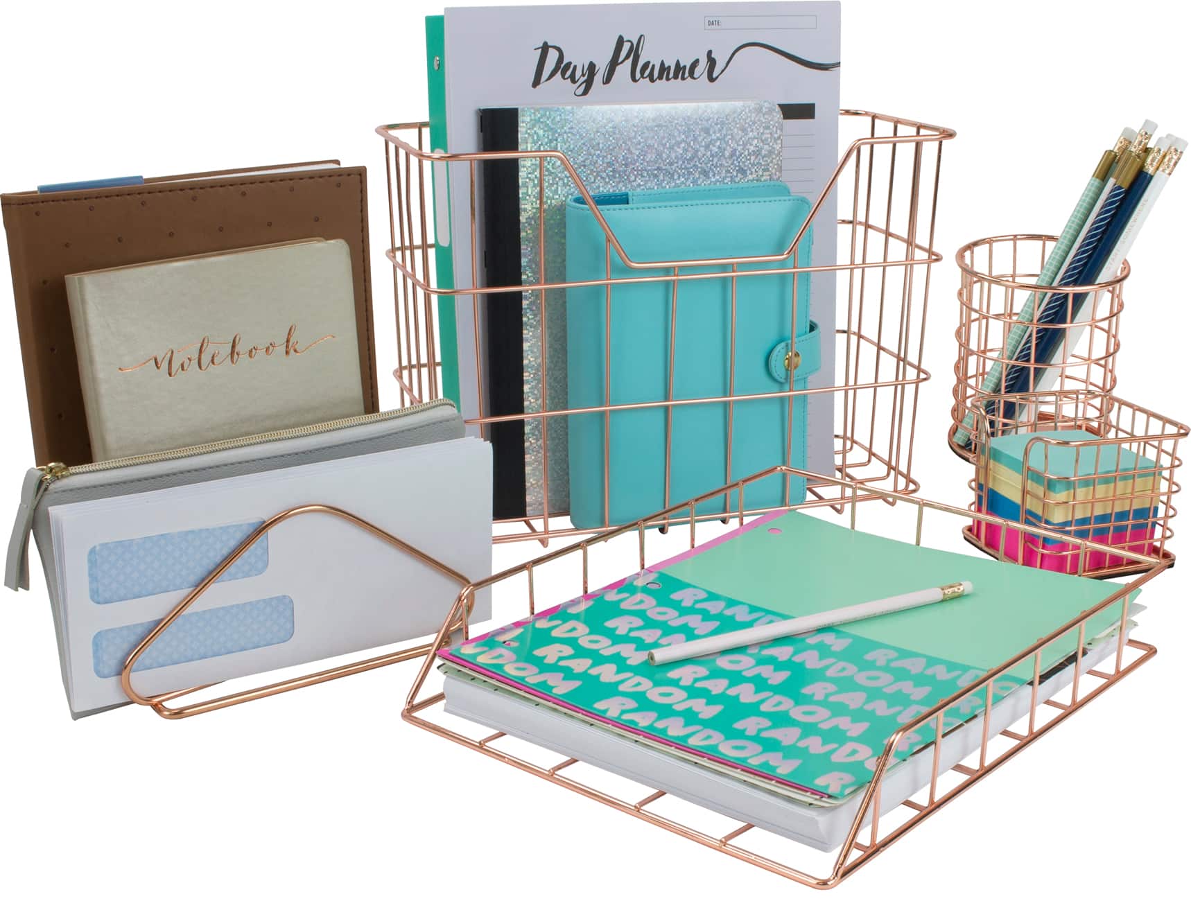Sorbus - 5-Piece Desk organizer Set for Home and Office