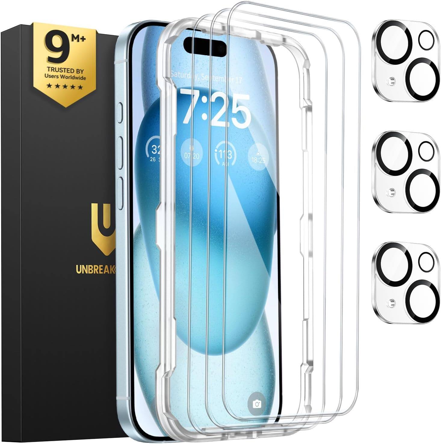 M+ 9TH TRUSTED BY Users Worldwide

Saturday, September 17
7:25 AM
32°
07/20
26

UNBREAK
