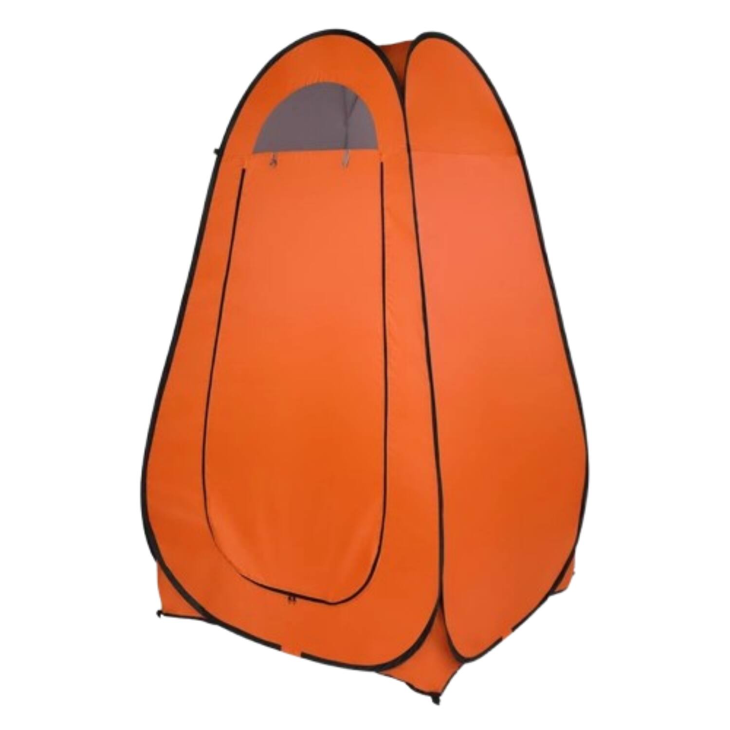 Front. Home Collection - Portable Pop-up Camping Toilet Shower Privacy Tent Orange - Orange.