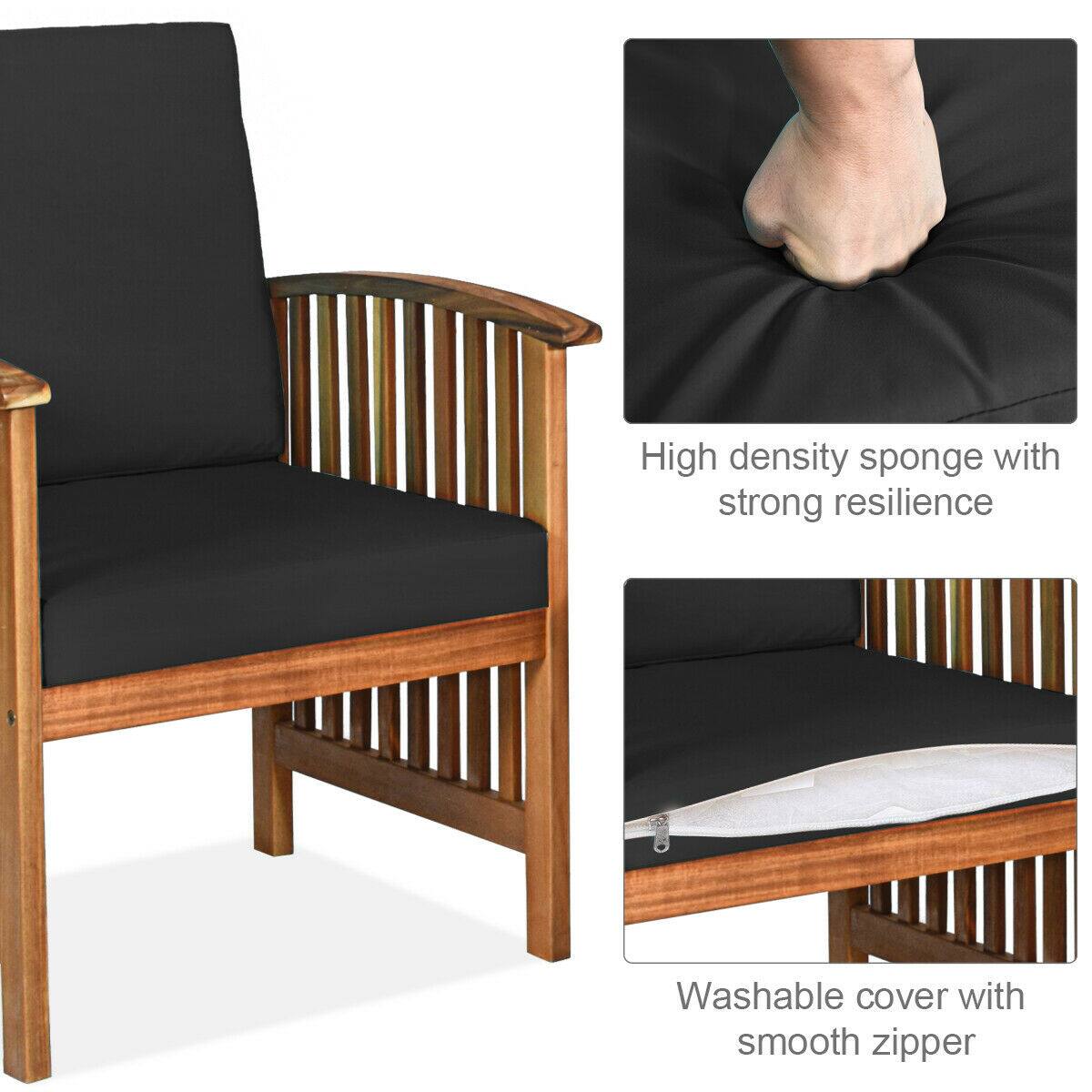 High density sponge with strong resilience

Washable cover with smooth zipper