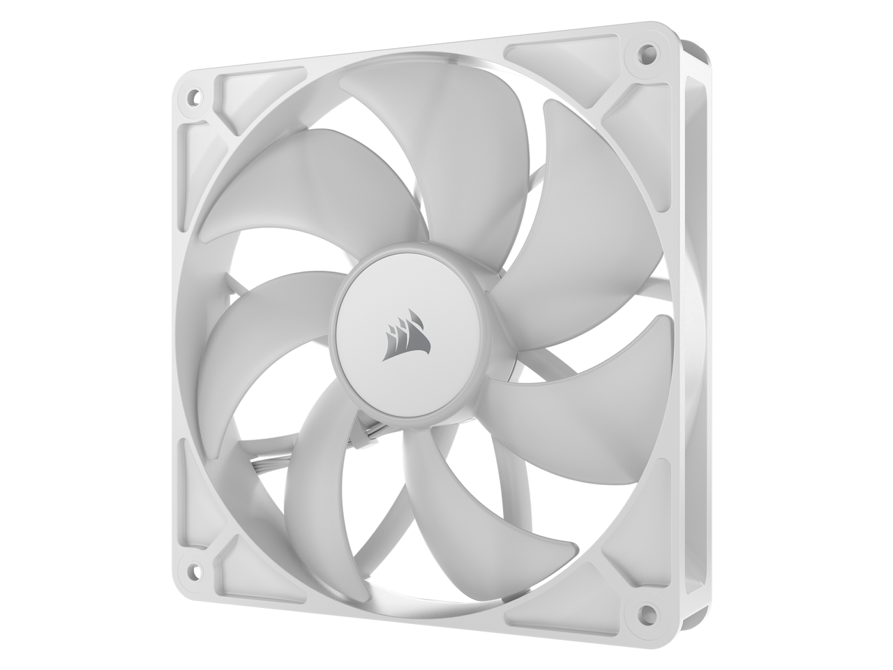Alt View 8. CORSAIR - CORSAIR RS140 ARGB PWM 140mm Fans (Dual Pack) - White, Simplified Control, AirGuide Cooling, Magnetic Bearing - White.