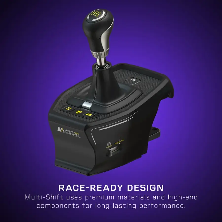 Race-Ready Design: Multi-Shift uses premium materials and high-end components for long-lasting performance.