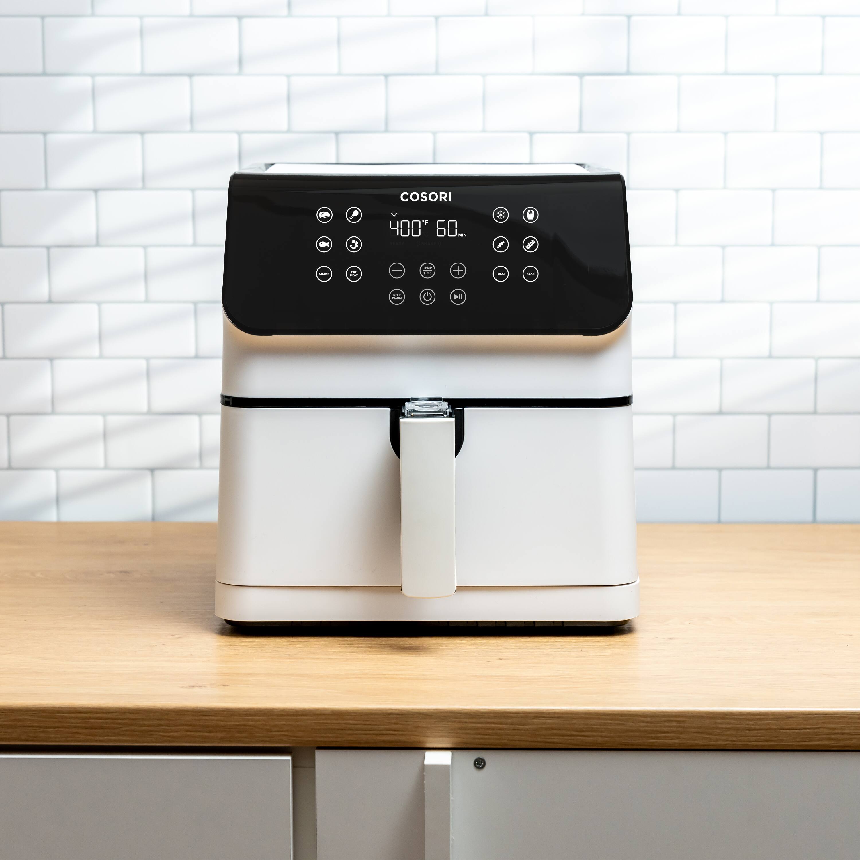 Alt View 22. Cosori - COSORI Pro II 5.8-Quart Smart Air Fryer - White.
