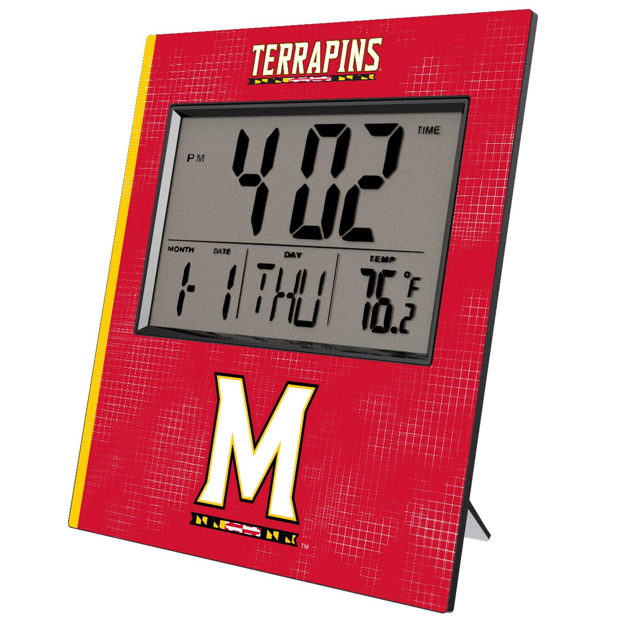 TERRAPINS  
TIME  
4:02 PM  
MONTH 11  
DATE 11  
DAY THU  
TEMP 76°F  
10.2  
M  
MARYLAND
