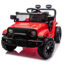 Ropilly - 24v kids ride on car Red electric car with Parental Remote Control for 3 year olds