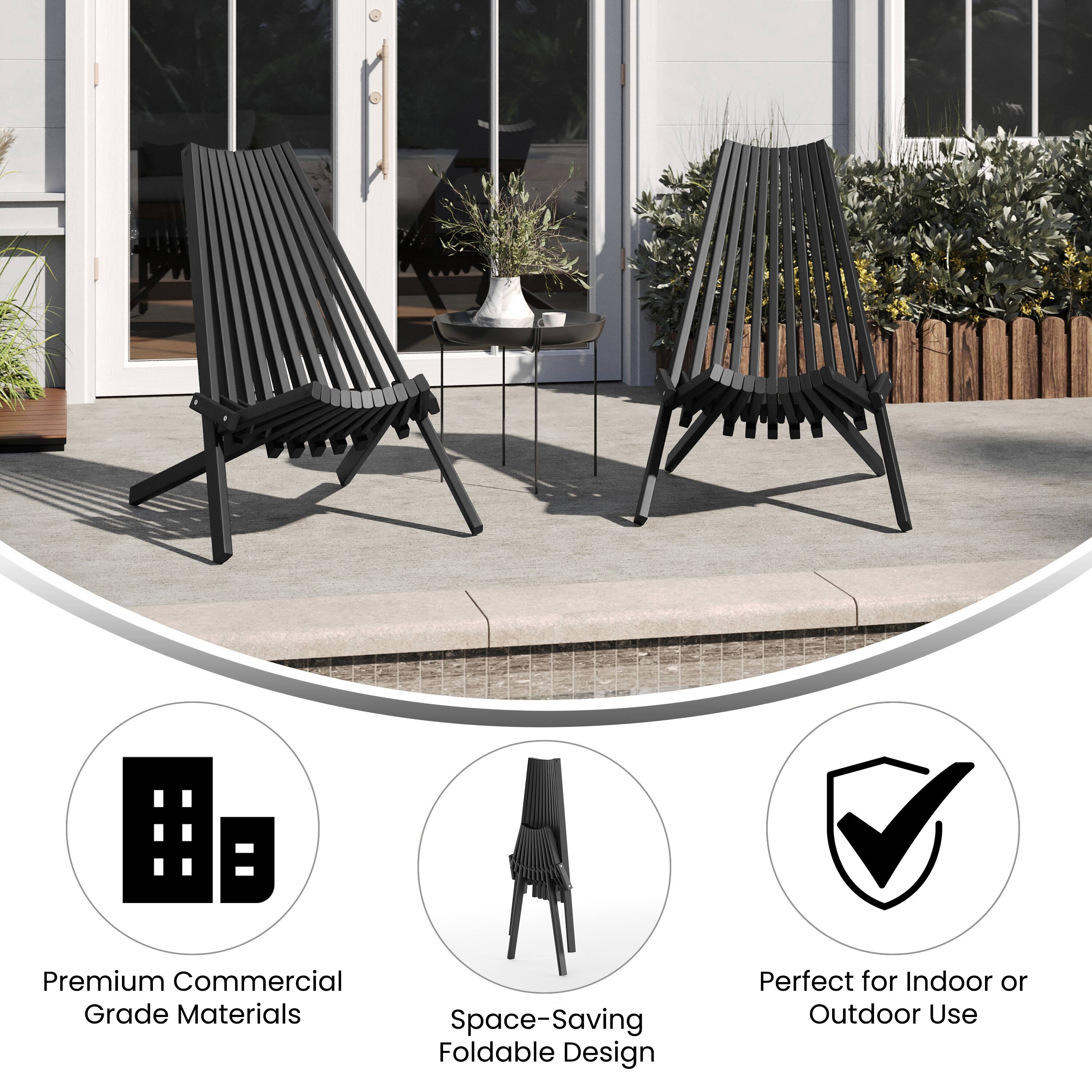 Premium Commercial Grade Materials  
Space-Saving Foldable Design  
Perfect for Indoor or Outdoor Use