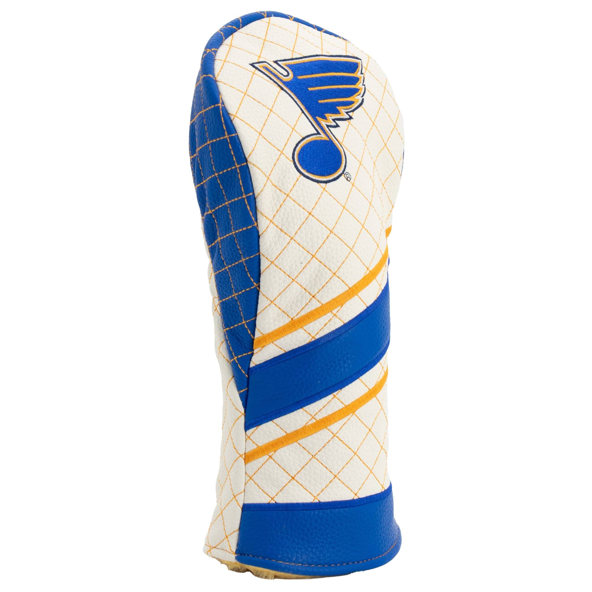 Alt View 2. Team Golf - St. Louis Blues Striped Quilted Fairway Headcover - Multicolor.