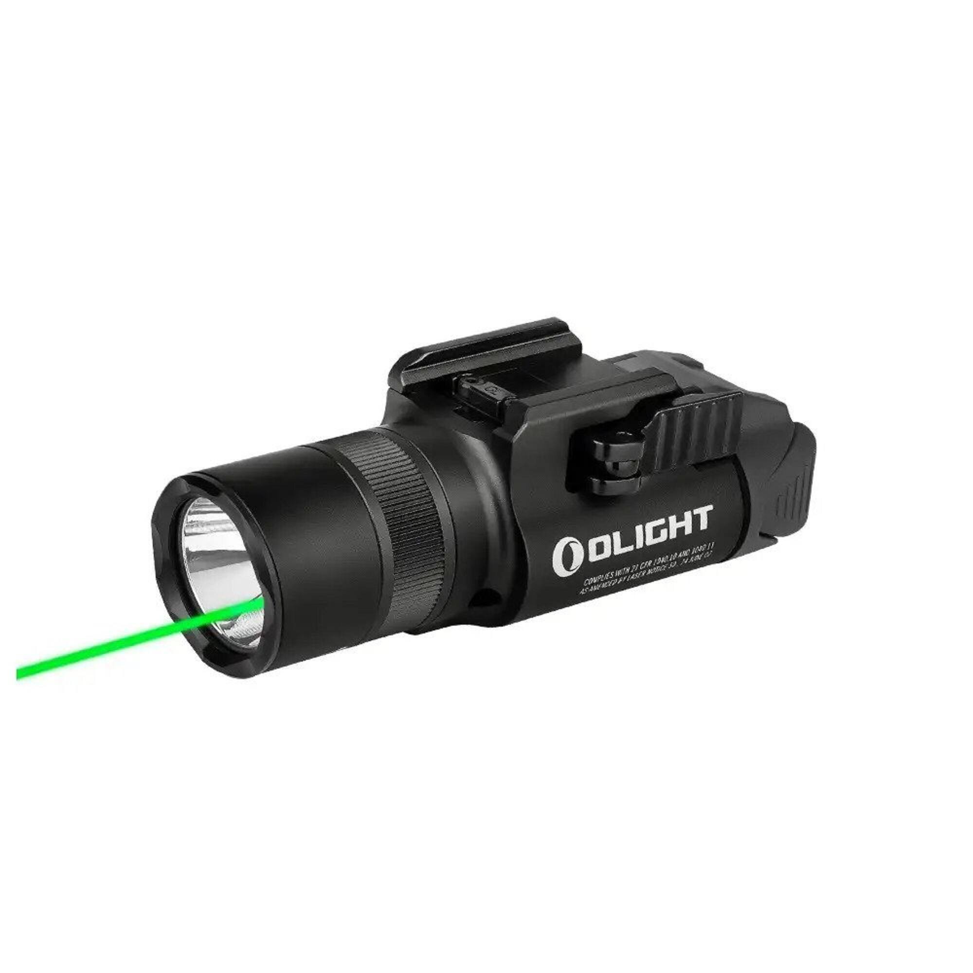 Back. OLIGHT - Olight Baldr Pro R Rechargeable LED Weaponlight (Black, 1350 Max Lumens).