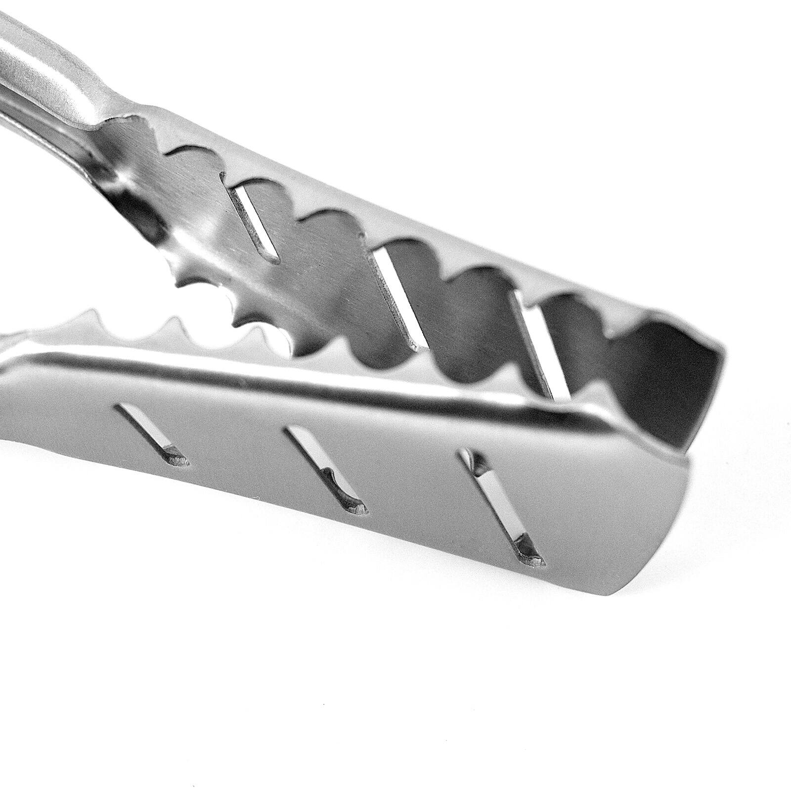 Alt View 2. Norpro - Stainless Steel 17-Inch Locking Tongs with Bottle Opener - Silver.