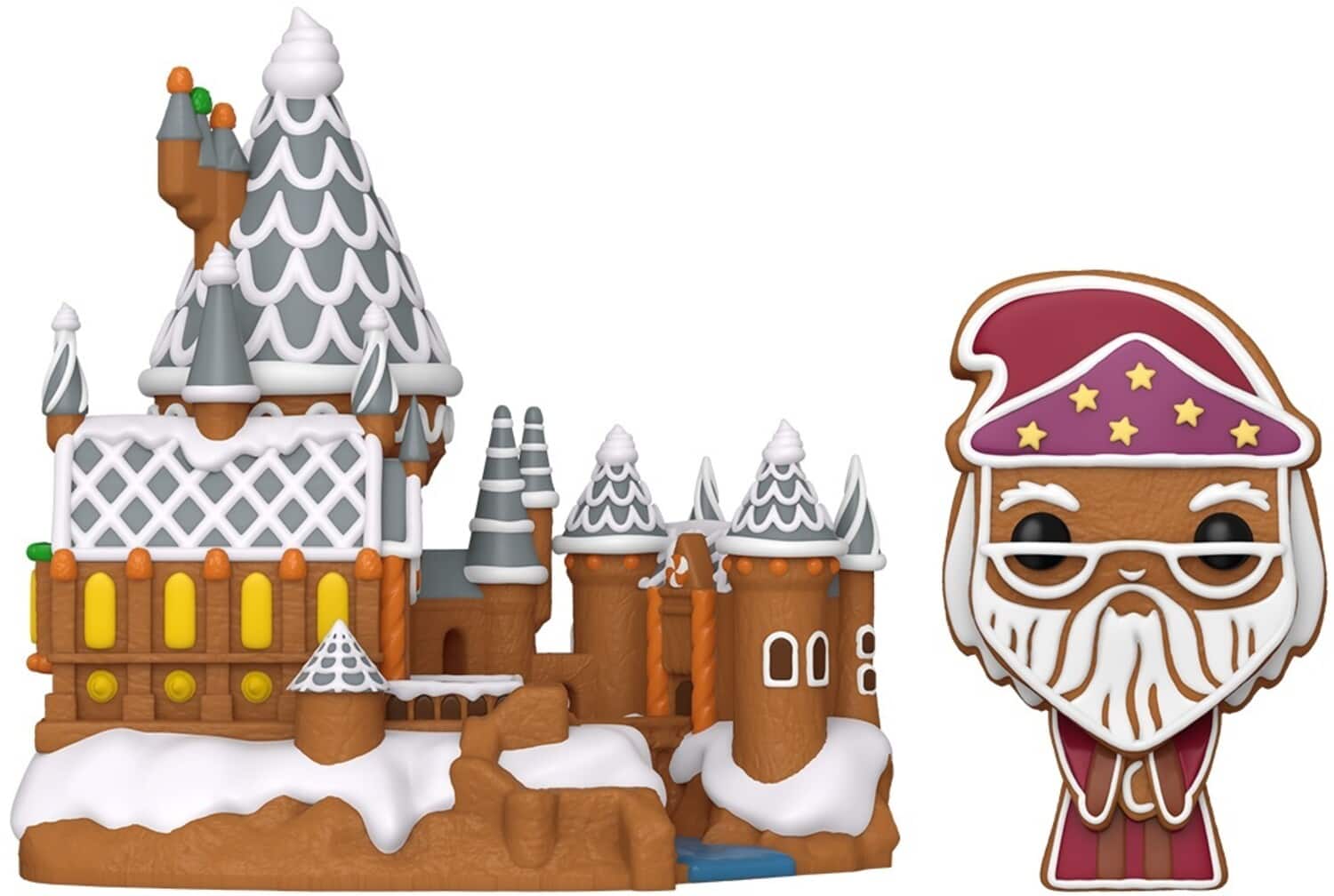 FUNKO POP! Town: Harry Potter Gingerbread Albus Dumbledore & Hogwarts - COLLECTABLES - Multicolor