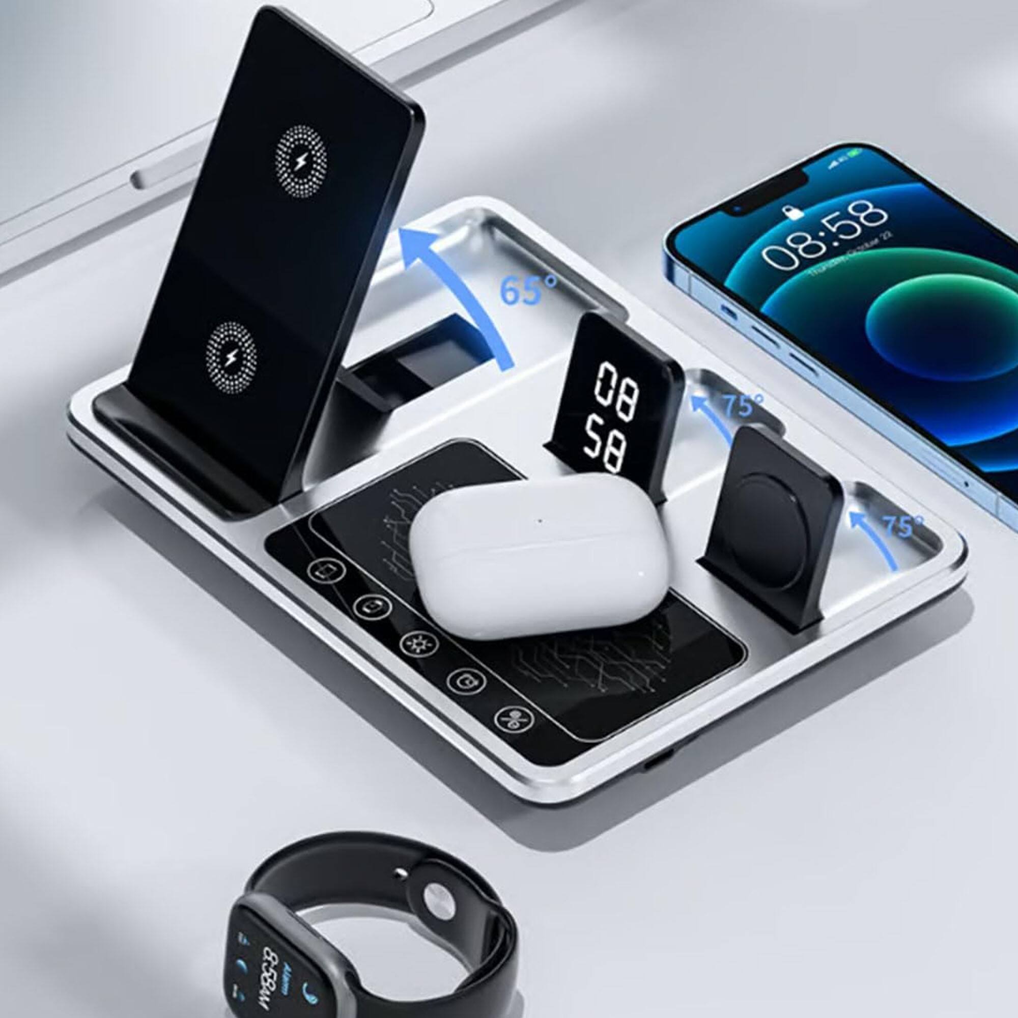 0°C 36.5°C 08:58 75°F 75°F 858m