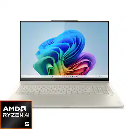 Lenovo - Yoga 7 2-in-1 - Copilot+ PC - 16" 2K LCD Touchscreen Laptop - AMD Ryzen AI 5 340 2025 - 16GB Memory - 512GB SSD - Seashell