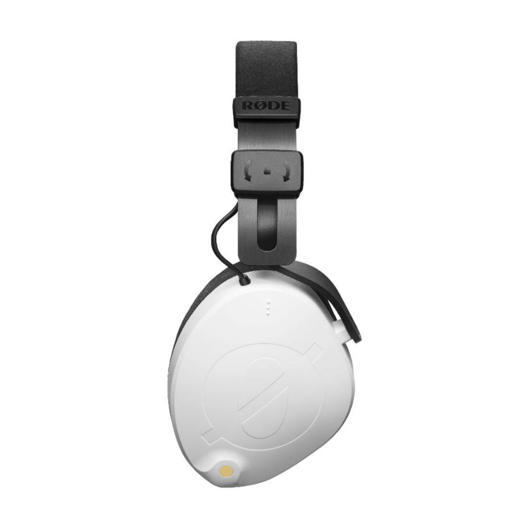 Left. RODE - Rode NTH100W Professional Over-Ear Headphones (White) - White.