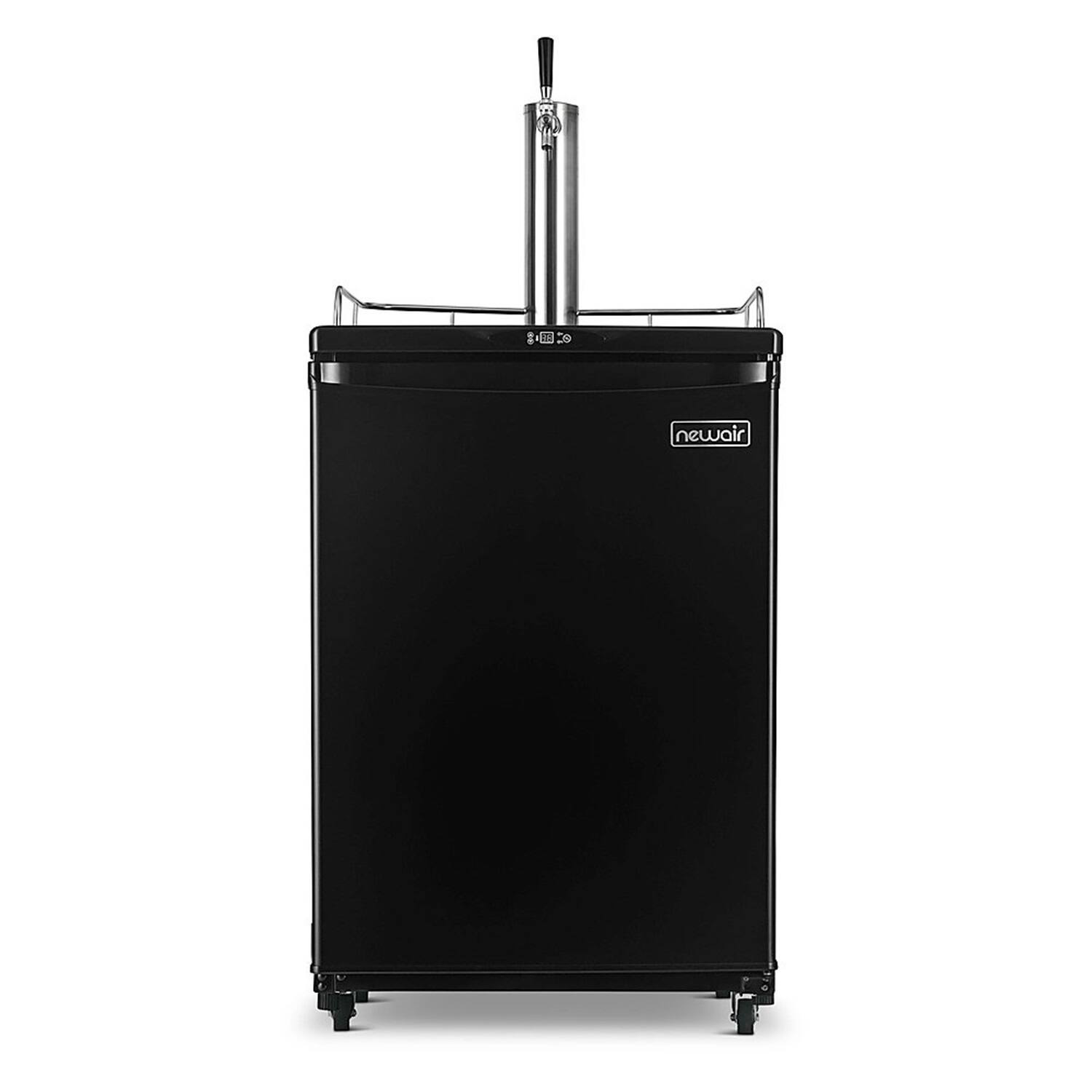 Angle. NewAir - Single Tap Kegerator w/ Draft Beer Kit Included - Black.
