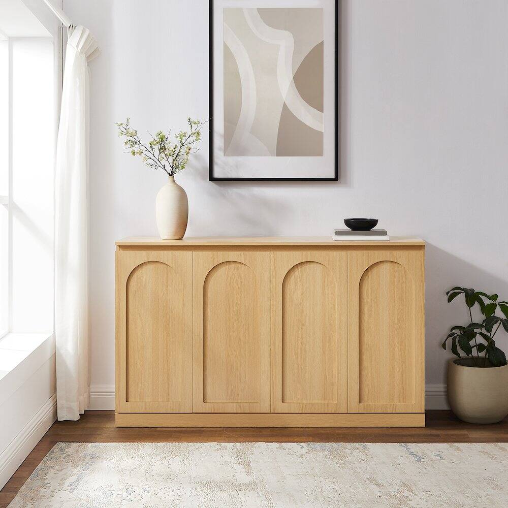 Alt View 5. Crosley Furniture - Marco Sideboard - Ash.