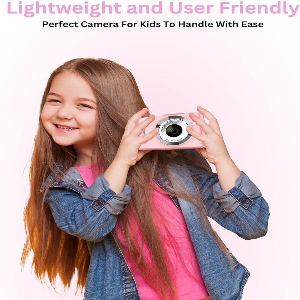 Lightweight and User Friendly  
Perfect Camera For Kids To Handle With Ease