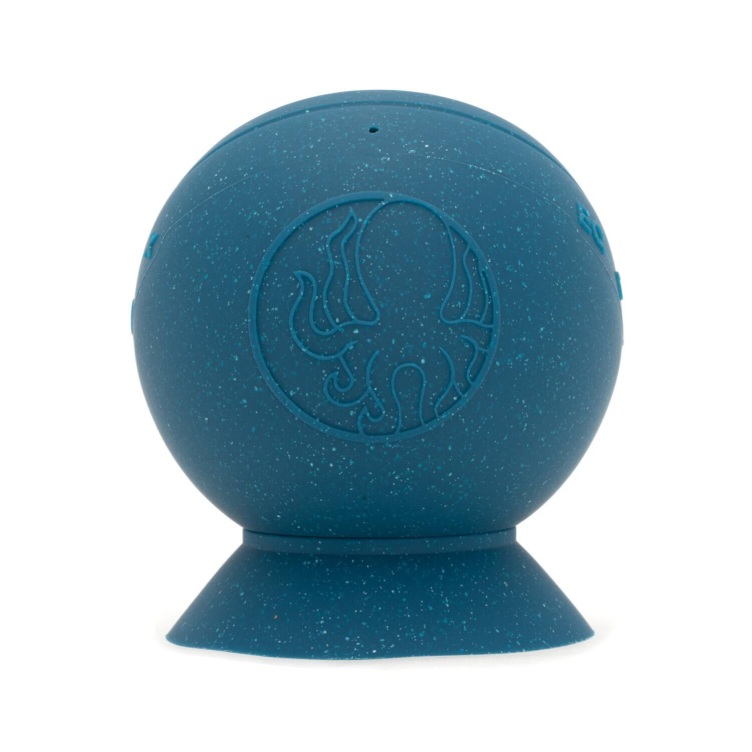 Left. Speaqua - Barnacle Pro 2.0 Portable Waterproof Bluetooth Speaker with Built in Storage (2,000 songs) - Pelagic Blue.