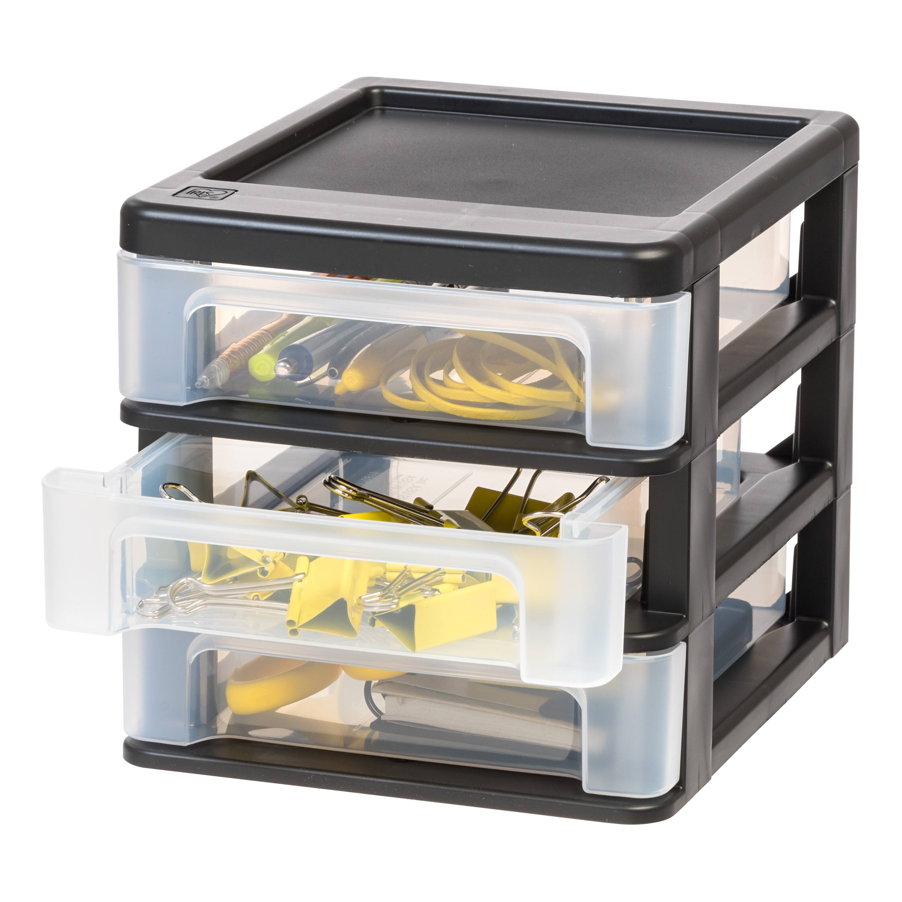 Alt View 6. IRIS USA - IRIS USA Plastic Clearview Desktop organize with Drawers.