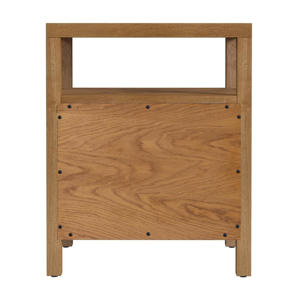 Left. Butler Specialty - Nora 2-Drawer Nightstand - Brown.