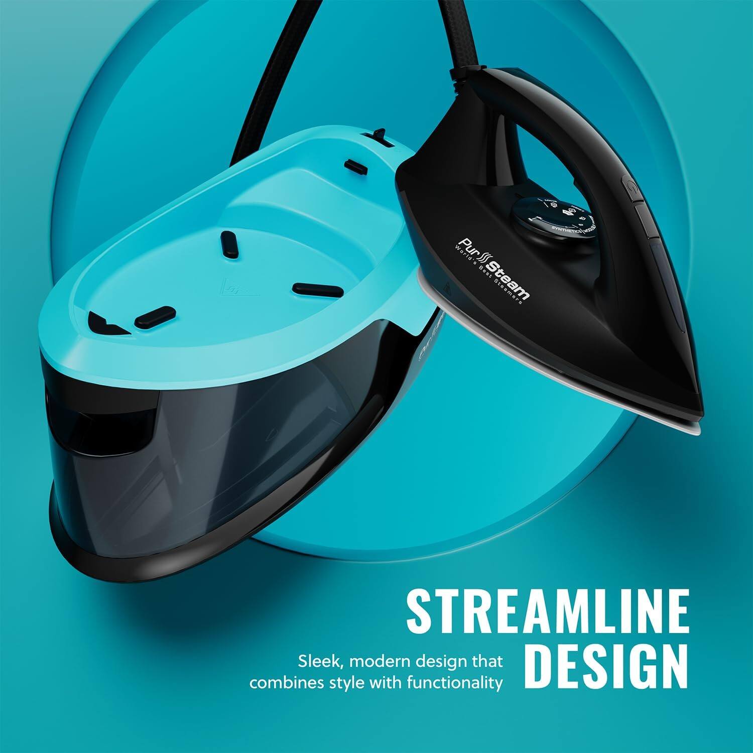 Naria's BaS Steam combines style with functionality. Sleek, modern design that STREAMLINES DESIGN.