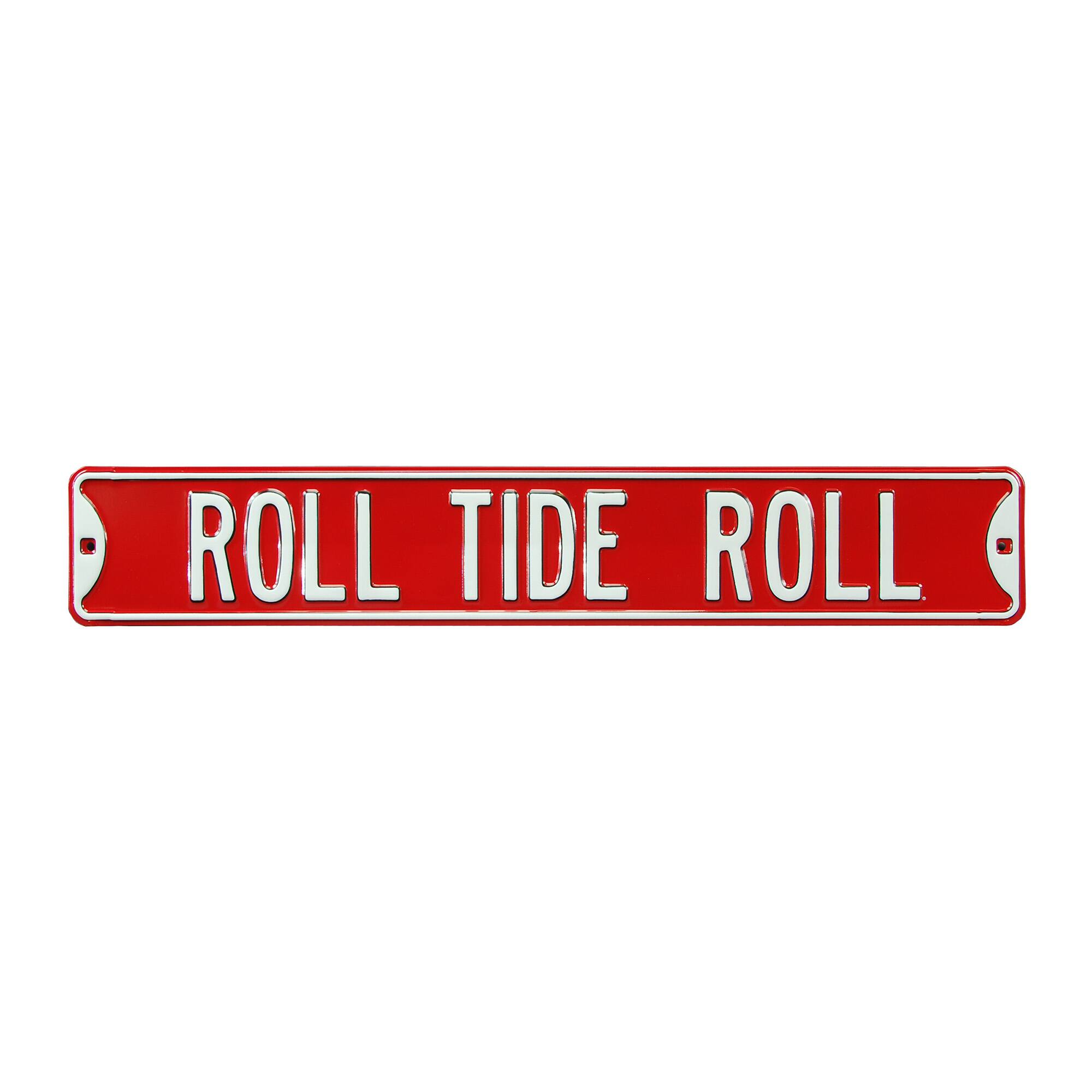 Crimson Alabama Crimson Tide 6" x 36" College Ave Team Street Sign