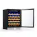 Alt View 14. NewAir - 24" Built-In 52 Bottle Compressor Wine Fridge with Adjustable Shelves and Precision Digital Thermostat - Stainless Steel.