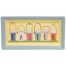 BreeBe - Easter Egg Buckets Rectangle Tray - Multicolor