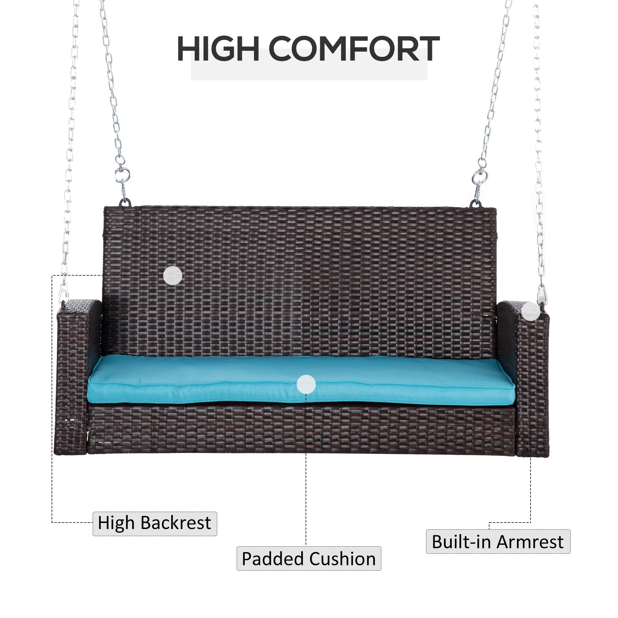 HIGH COMFORT

- High Backrest
- Padded Cushion
- Built-in Armrest