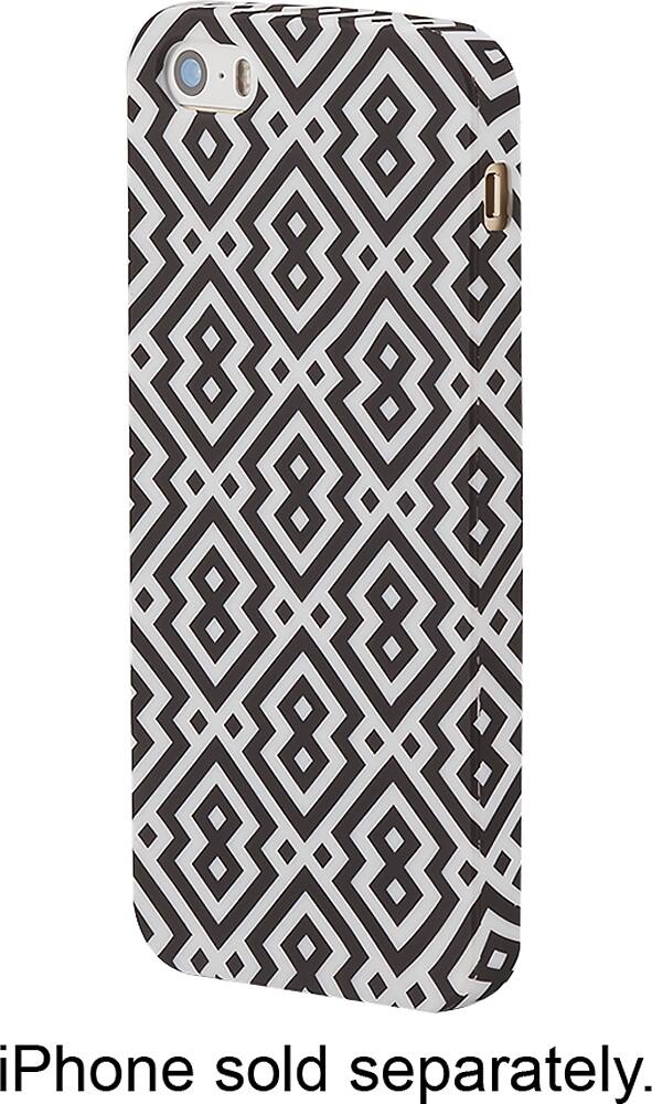 Front. Dynex™ - Case for Apple® iPhone® 5s - Blue/White.