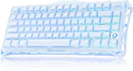 GravaStar - Mercury K1 75% Wireless Mechanical Gaming Keyboard_Special Edition - Ice Blue