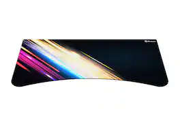 Arozzi - Arena Full-Surface, Interchangeable, Water-Resistant, and Washable Mouse Pad with Stitched Edges - D011 Light - Black