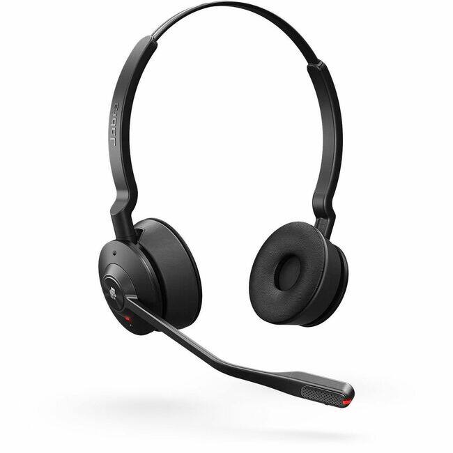 Front. Jabra - Jabra Engage 55 SE Headset - Microsoft Teams Certification - Stereo - USB Type C - Wired/Wireless - DECT - 490 ft - 40 - Black.