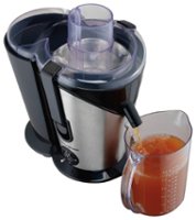 Hamilton Beach - Big Mouth Plus 2-Speed Juice Extractor - Black/Silver/White - Angle_Zoom