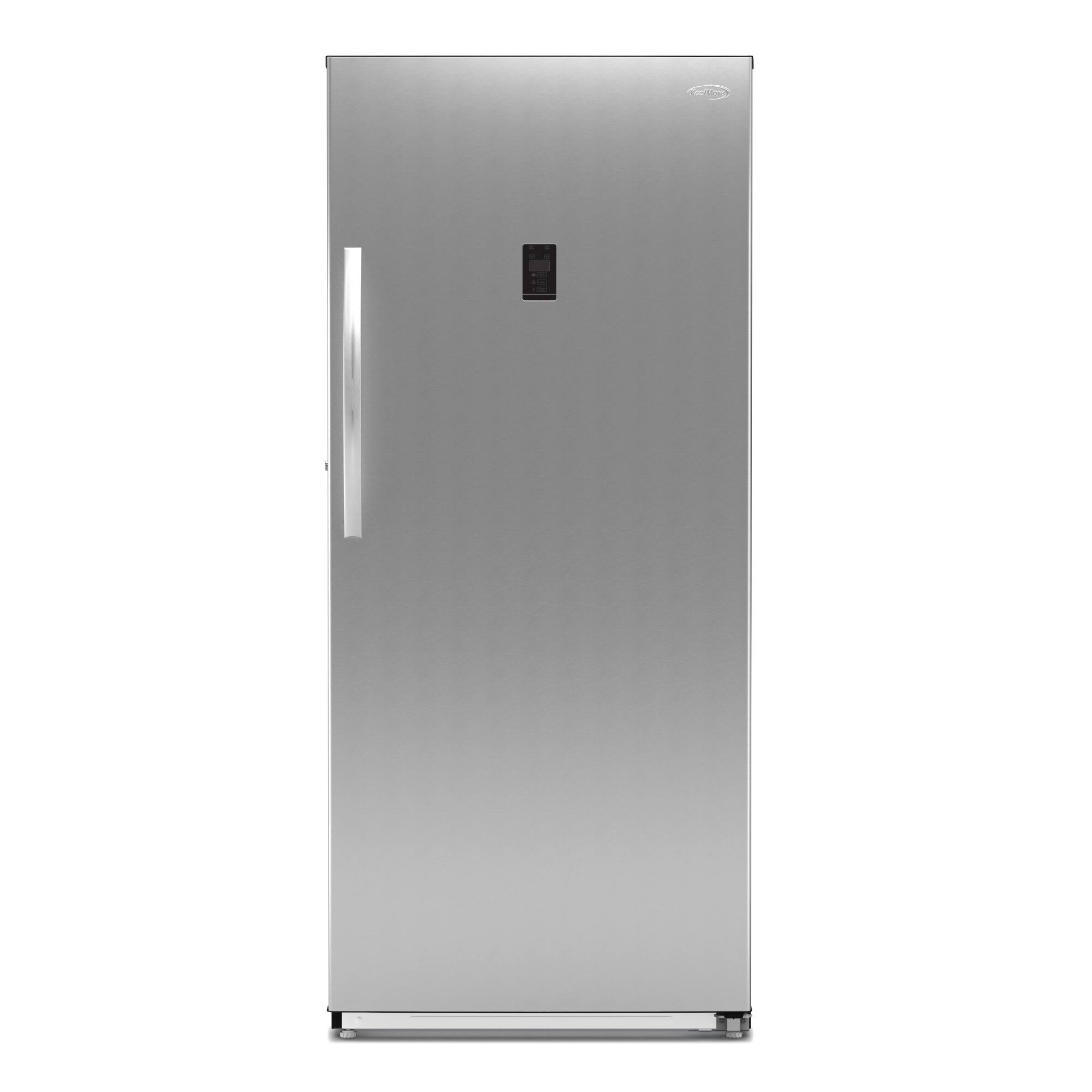 Back. Koolmore - 21 cu. ft. Upright Convertible Refrigerator/Freezer in Silver (KM-RUF-21S) - Black.