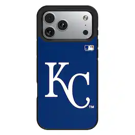 Keyscaper - MLB - Kansas City Royals Personalized Bump Case with 8.2ft Drop Protection - 16 Pro - Multicolor