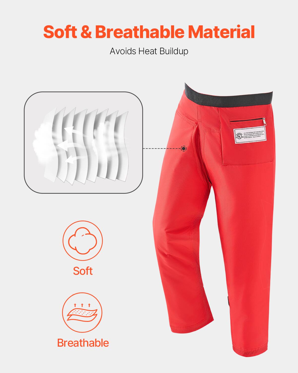 Soft & Breathable Material  
Avoids Heat Buildup  

Soft  
Breathable