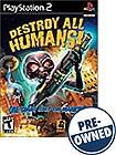 Front Detail. Destroy All Humans — PRE-OWNED - PlayStation 2.