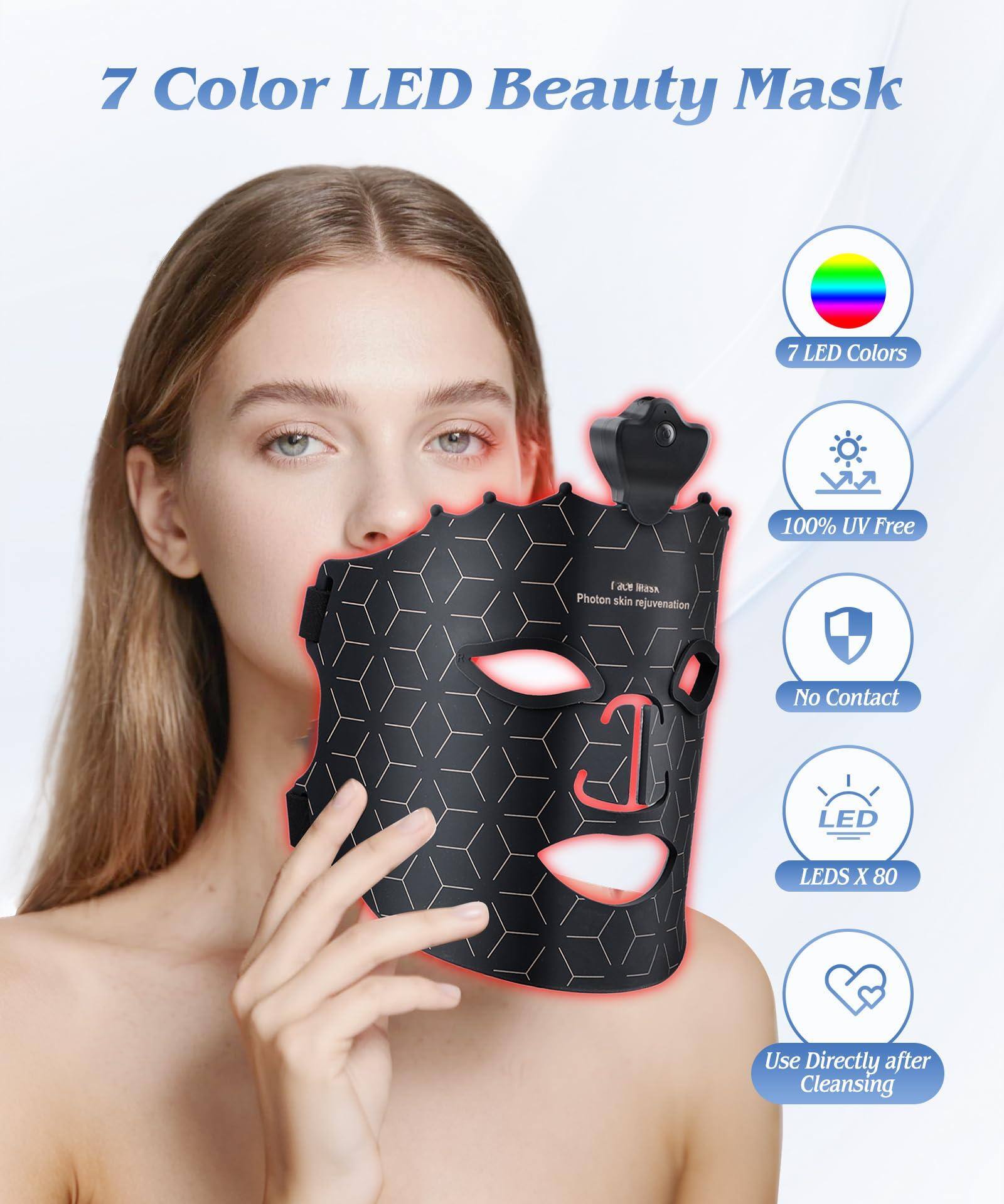 7 Color LED Beauty Mask

- 7 LED Colors
- 100% UV Free
- No Contact
- LEDS X 80
- Use Directly after Cleansing
