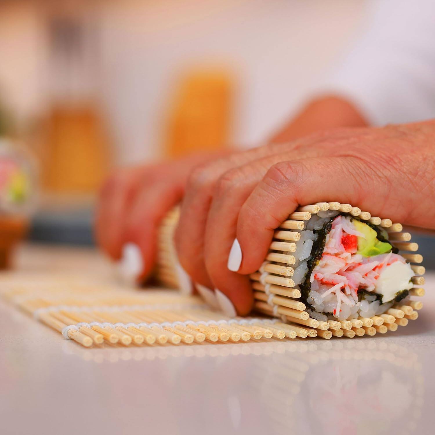 Back. Joyce Chen - Joyce Chen 2-Piece Sushi Making Kit with Sushi Roller.