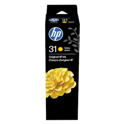 HP 31
Yellow
Original HP Ink
D'encre d'origine HP