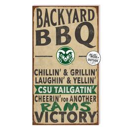 Jardine - Colorado State Rams 11'' x 20'' Indoor/Outdoor BBQ Sign - Brown
