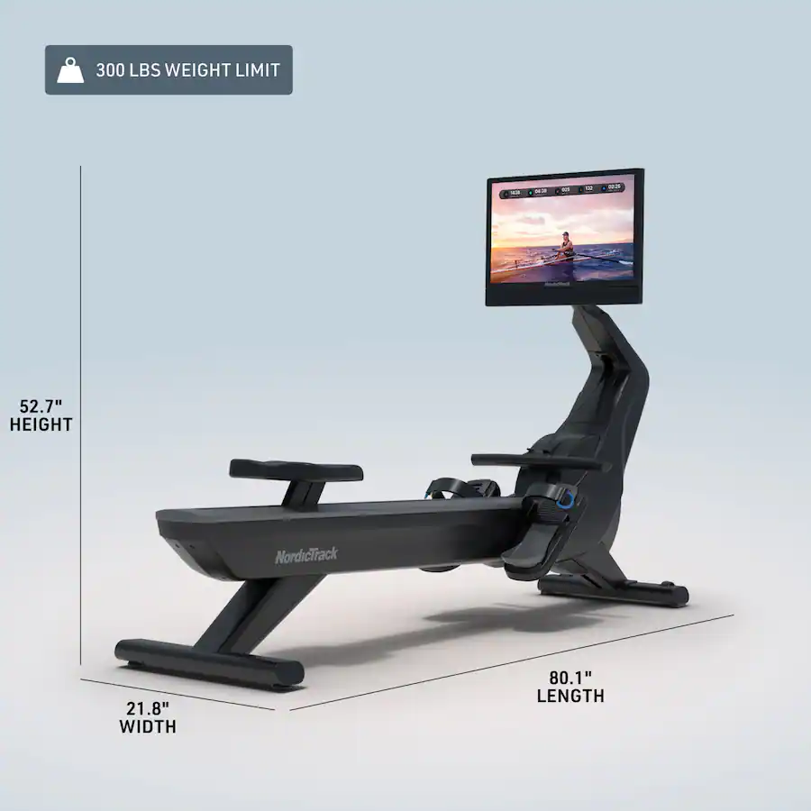 Best Buy Rower NordicTrack RW900 Rower for Interactive, Full Body Workouts Black ...