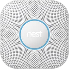 Angle. Google - Nest Protect 2nd Generation (Battery) Smart Smoke/Carbon Monoxide Alarm - White.