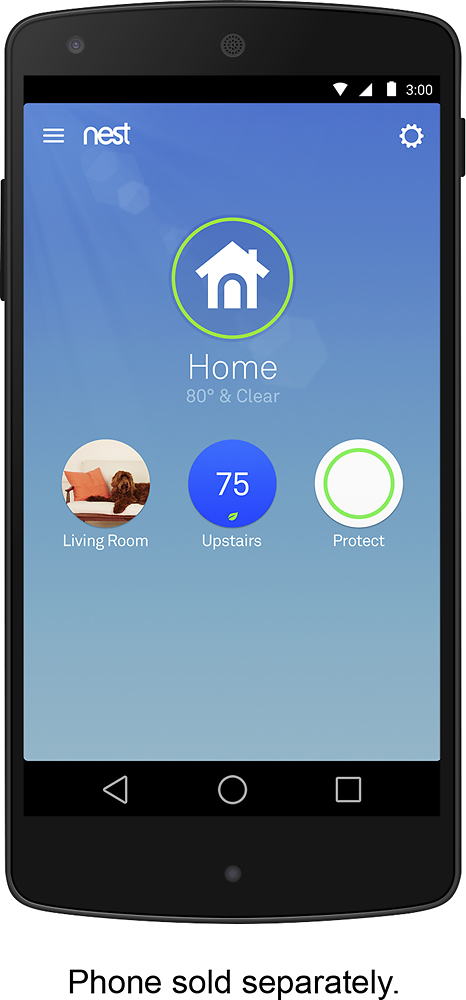 Zoom in on Alt View Zoom 17. Google - Nest Protect 2nd Generation (Battery) Smart Smoke/Carbon Monoxide Alarm - White.